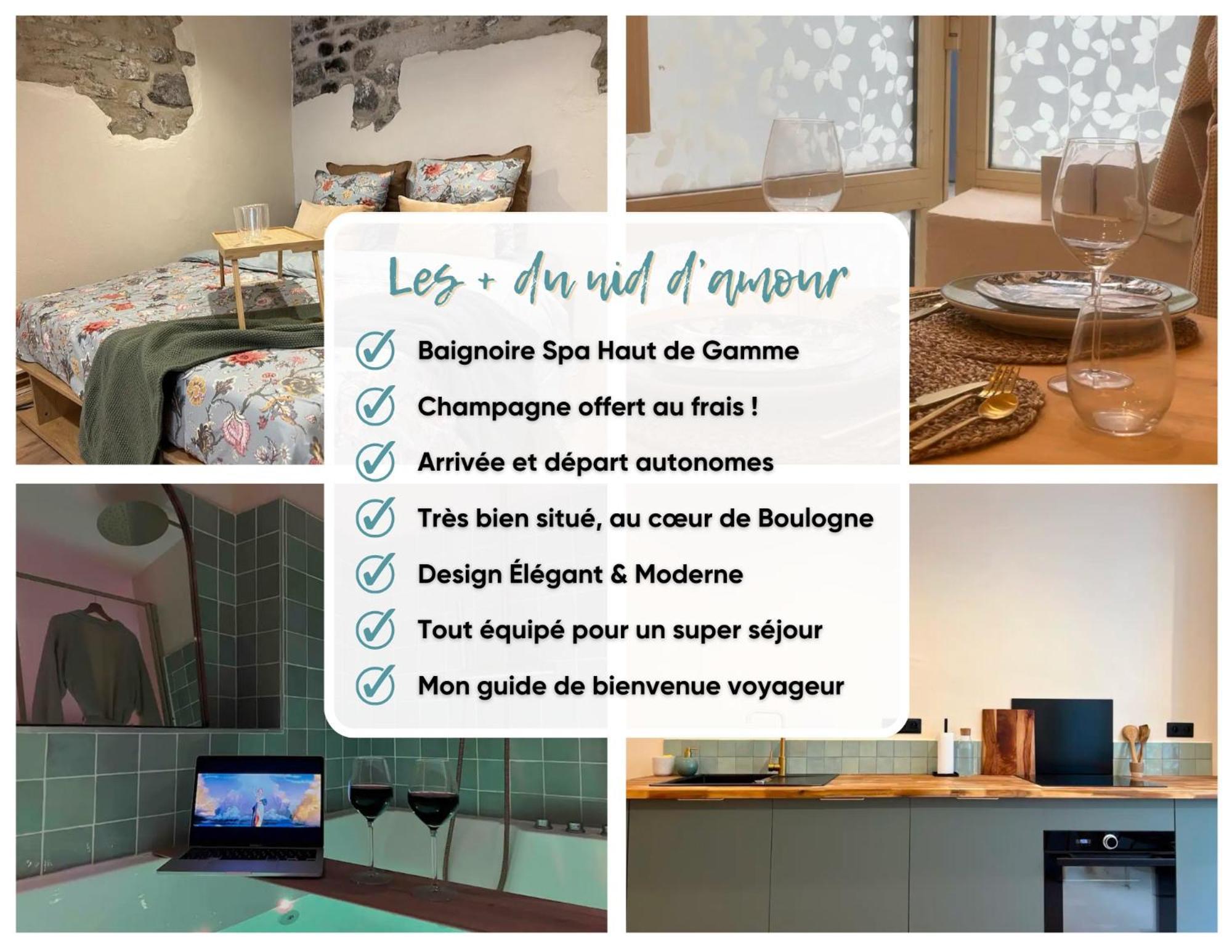 Nid D'Amour - Suite Romantique Boulogne-sur-Mer Dış mekan fotoğraf